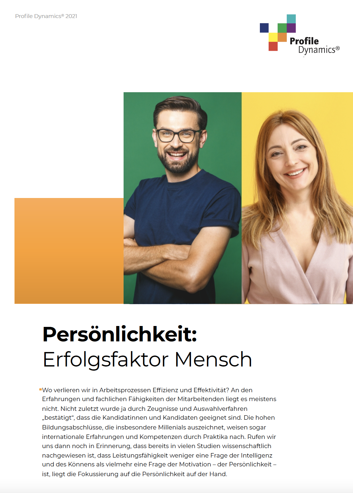 Persönlichkeit im Fokus